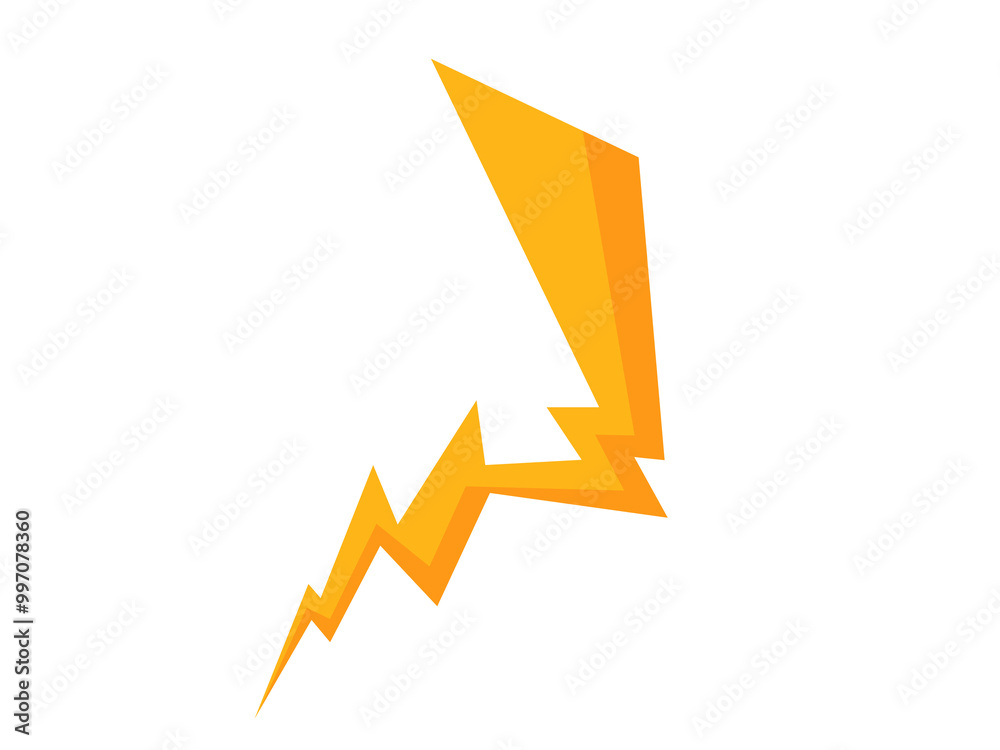 Shiny yellow lightning and thunder elements with many variations for your needs to use in natural themed designs or other themes Shiny yellow lightning and thunder elements with many variations for your needs to use in natural themed designs or other themes