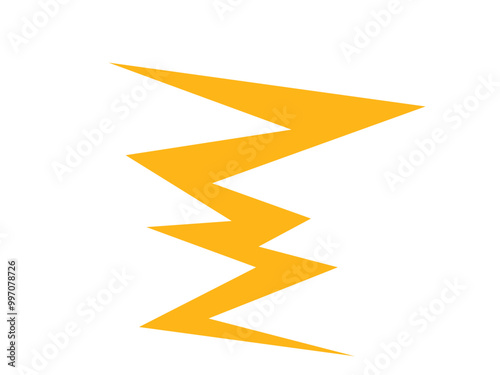 Shiny yellow lightning and thunder elements with many variations for your needs to use in natural themed designs or other themes