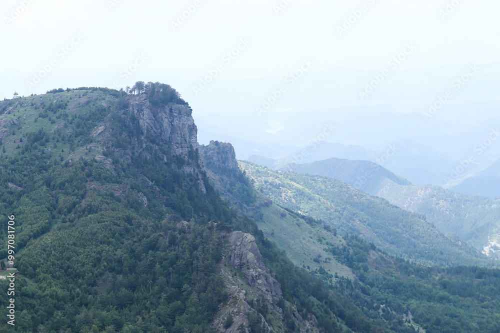 Fototapeta premium Majestic Munella Mountain Range in Mirdita, Albania – Scenic Landscape