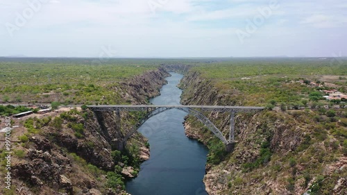 Rio São Francisco na cidade de Paulo Afonso da Bahia no Brasil photo