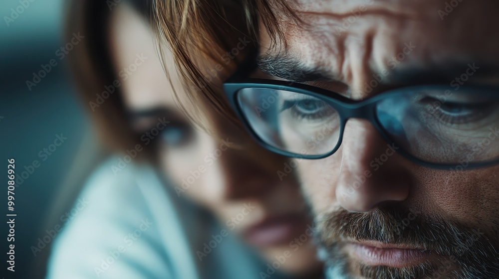 A detailed profile of a man looking intensely focused, with a sharp facade and rugged expression, epitomizing determination and concentration against a blurred background. A detailed profile of a man looking intensely focused, with a sharp facade and rugged expression, epitomizing determination and concentration against a blurred background.