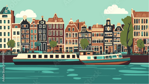 Amsterdam Afternoon A Peaceful Canalside Scene