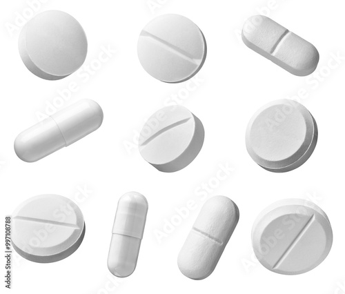 white pill medical drug medication