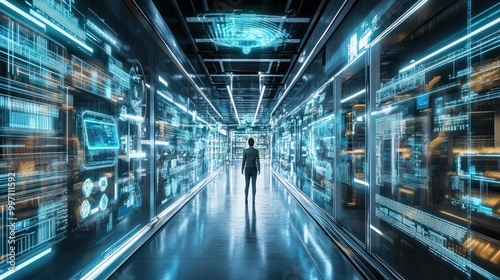 Into the Future Digitalization and Visualization of Industry in a Futuristic Technology Retail Warehouse