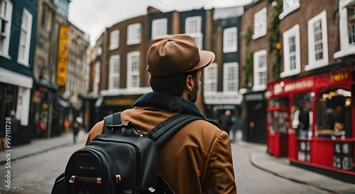 Wallpaper Mural Tourist in London. Torontodigital.ca