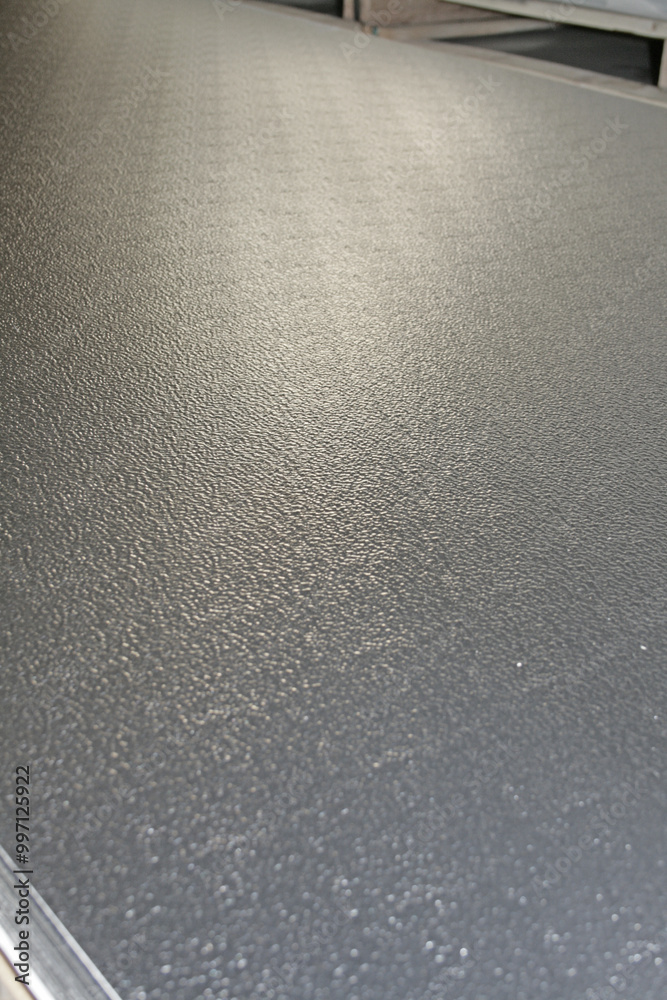 Fototapeta premium Aluminum Tread Brite Sheet. Aluminum Diamond Plate