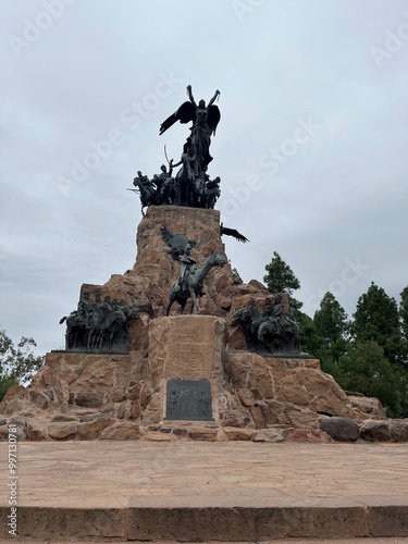 Monumento no Parque San Martin em Mendoza Argentina