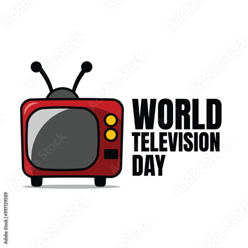 world television day design template celebrate