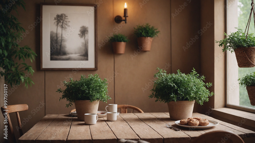 A concept image of a dining area interior design mockup template, high-resolution 3d illustration interior rendering. A concept image of a dining area interior design mockup template, high-resolution 3d illustration interior rendering.