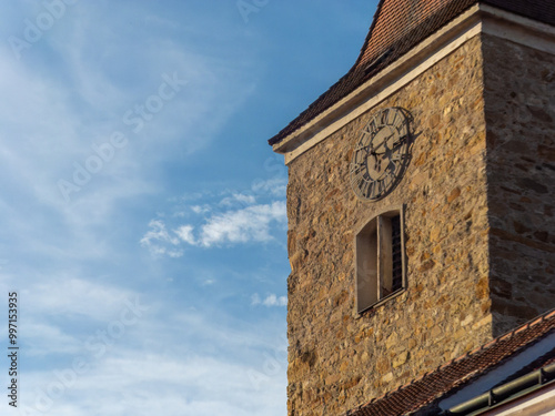 View on the streets and nature of the small towns architecture in Lower Austria photo