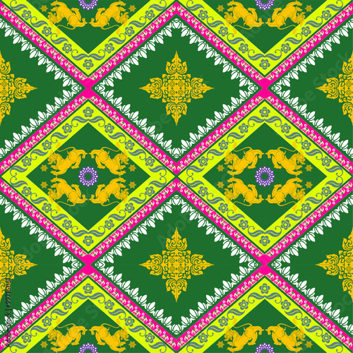 Seamless floral pattern for endless design possibilities