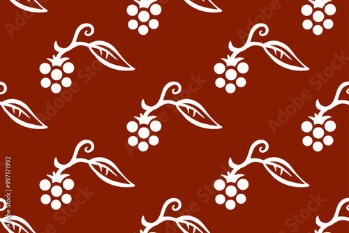 Seamless vector pattern with cute doodle fruits, perfect for wallpaper, illustration, and design