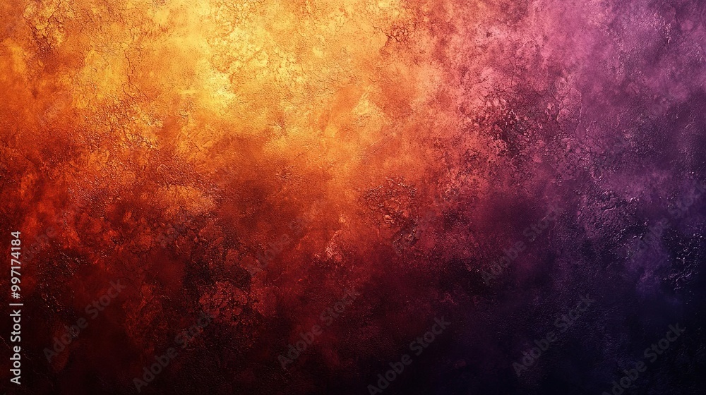 A vibrant and textured abstract background featuring warm hues of orange, purple, and gold, perfect for artistic projects and designs. A vibrant and textured abstract background featuring warm hues of orange, purple, and gold, perfect for artistic projects and designs.