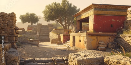 Ancient Greek city Knossos 