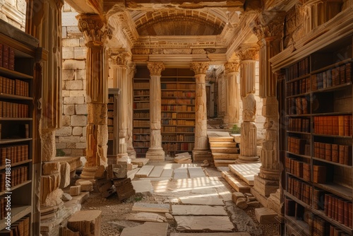 Ephesus Library of Celsus Turkey ancient city  photo