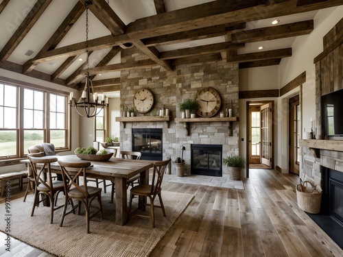 Farmhouse and Rustic Interior Design Apartment House Home