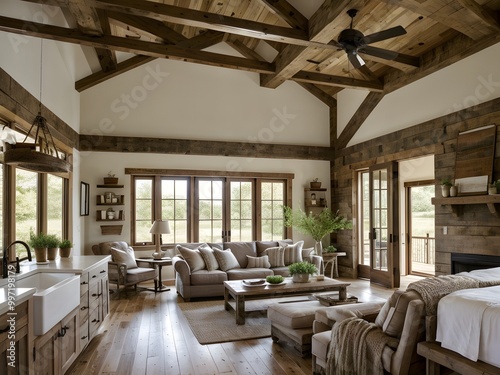 Farmhouse and Rustic Interior Design Apartment House Home