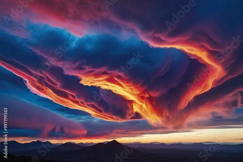 Exceptional Vibrant Clouds and Spectacle in Three-Dimensional Vistas