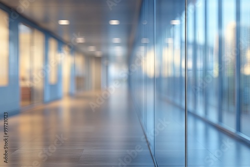 Blurred office bullpen interior background stock photo Office, Backgrounds, Defocused 