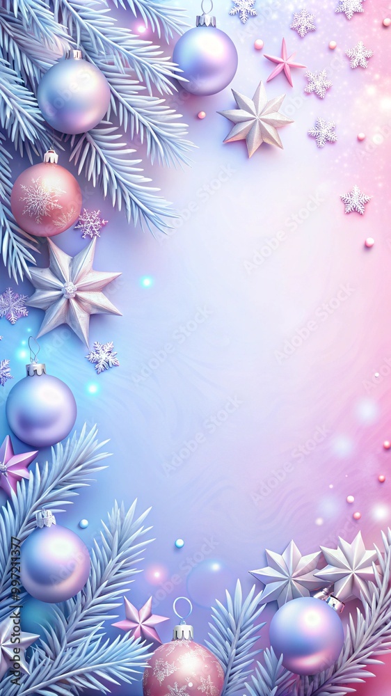 christmas background with balls and snowflakes christmas background with balls and snowflakes