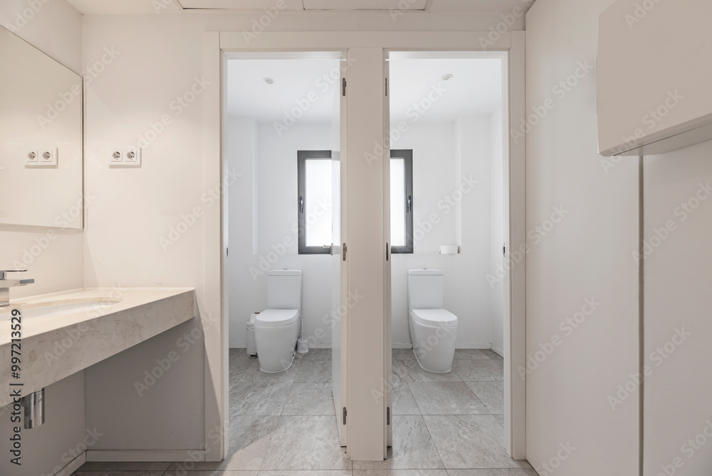 Modern bathrooms often take a minimalist approach, with clean lines and a simple aesthetic 2 Modern bathrooms often take a minimalist approach, with clean lines and a simple aesthetic 2