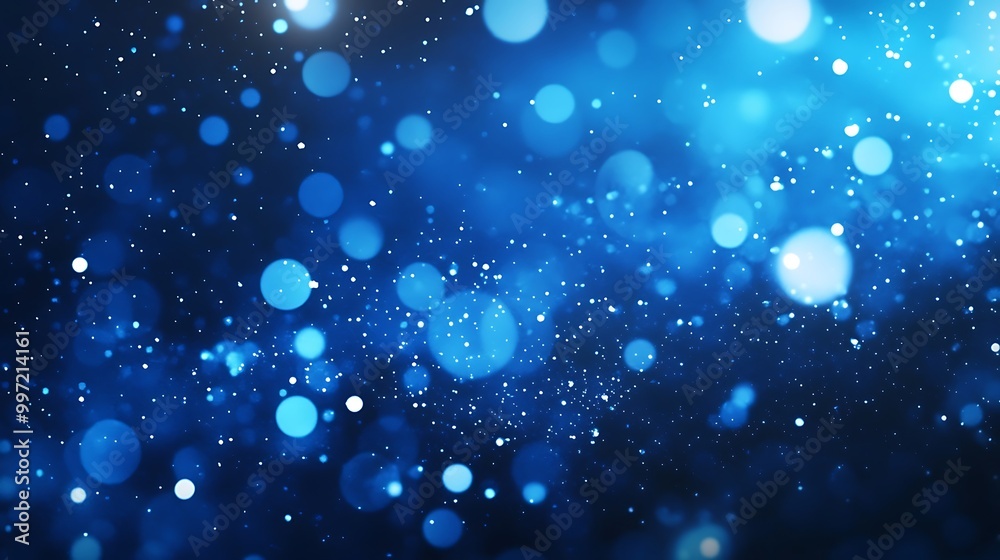 An abstract Christmas background with blue tones and frosty details image An abstract Christmas background with blue tones and frosty details image