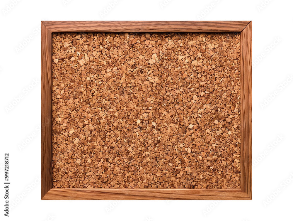 Fototapeta premium cork board isolated on transparent background