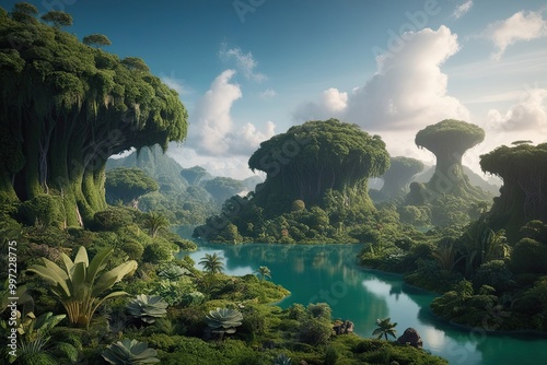 Exploring Vibrant Ecological Areas in High Definition 3D Visualization