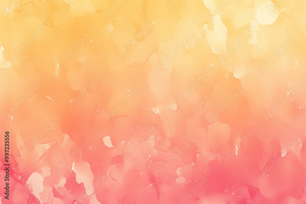 Summer yellow sun background with soft, blurry watercolor brush strokes patterns in shades of yellow, orange and pink red, minimalistic design. Summer yellow sun background with soft, blurry watercolor brush strokes patterns in shades of yellow, orange and pink red, minimalistic design.