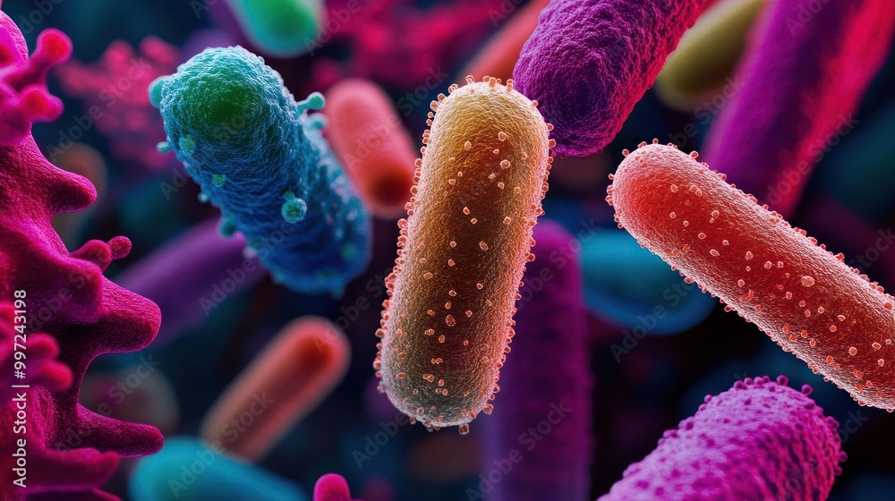 Anti Bacteria Microscopic battle between bacteria and antimicrobial agents in a commercial setting Anti Bacteria Microscopic battle between bacteria and antimicrobial agents in a commercial setting