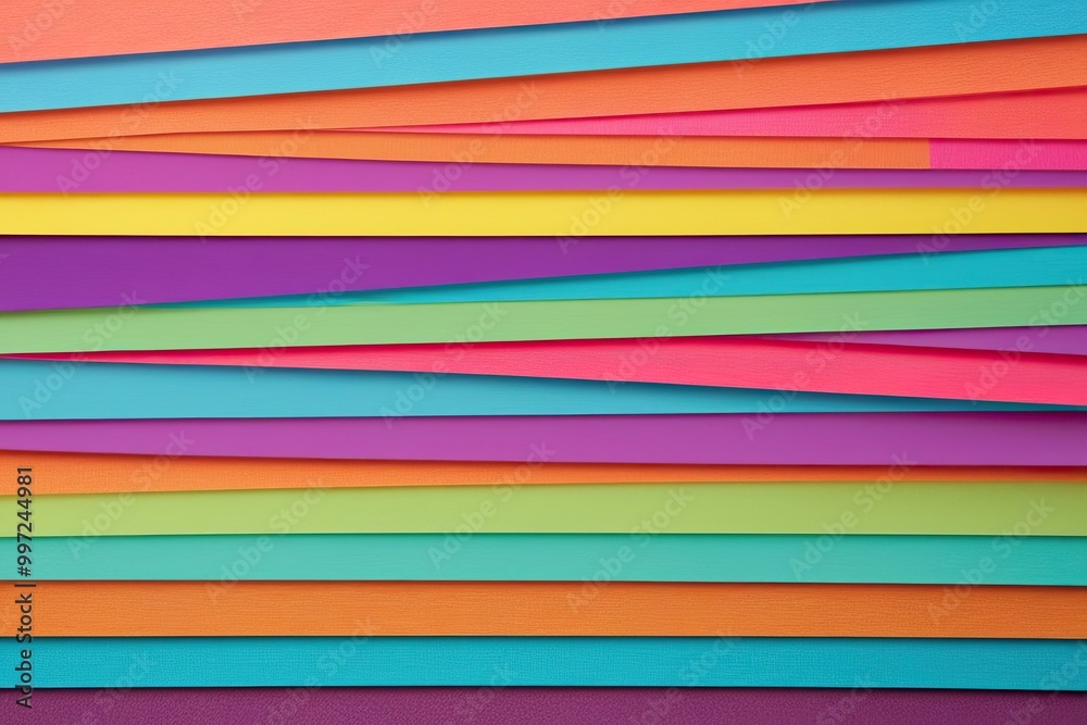 Colorful Textured Stripes of Sticky Notes in Various Colors on Isolated Background Colorful Textured Stripes of Sticky Notes in Various Colors on Isolated Background
