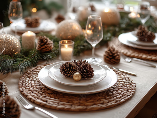 Elegant festive table setting pictures to help you create a memorable and stylish Christmas dinner experience for your guests