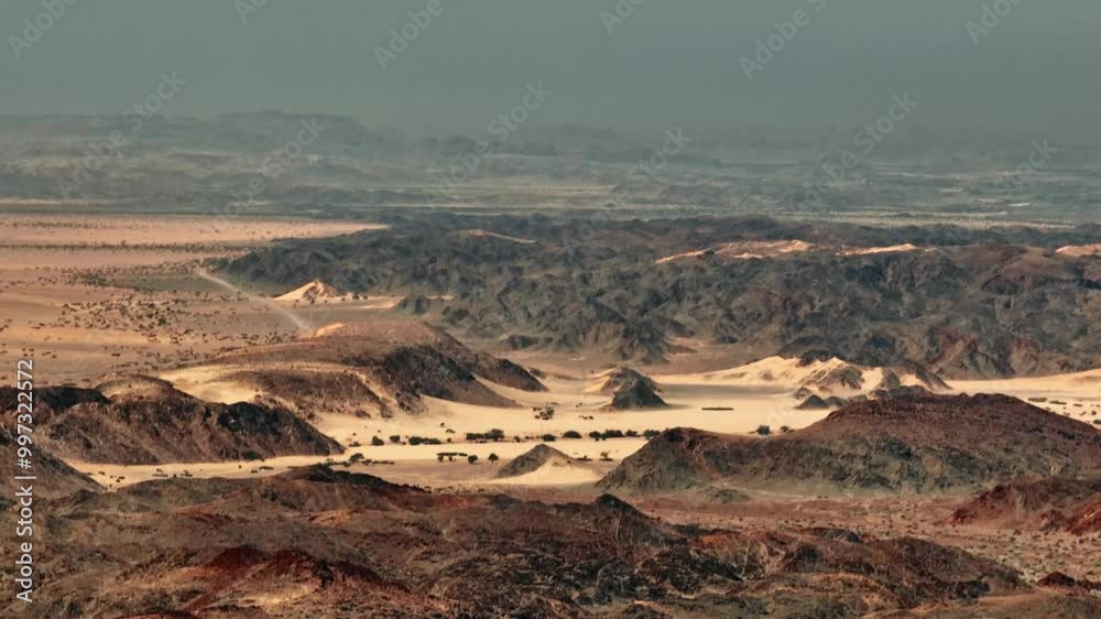 Aerial view of the mountain rock formations in a beautiful Namibia, Africa. Aerial view of the mountain rock formations in a beautiful Namibia, Africa.