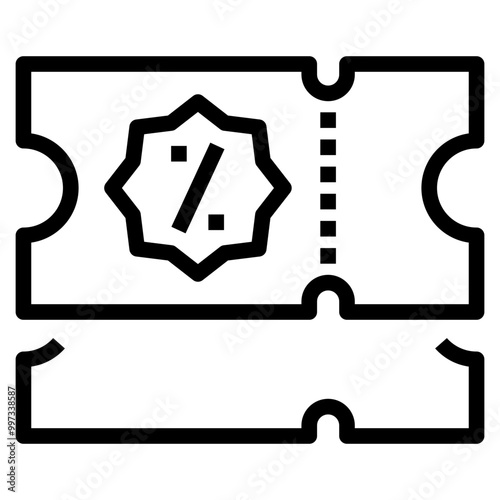 Discount Ticket Icon