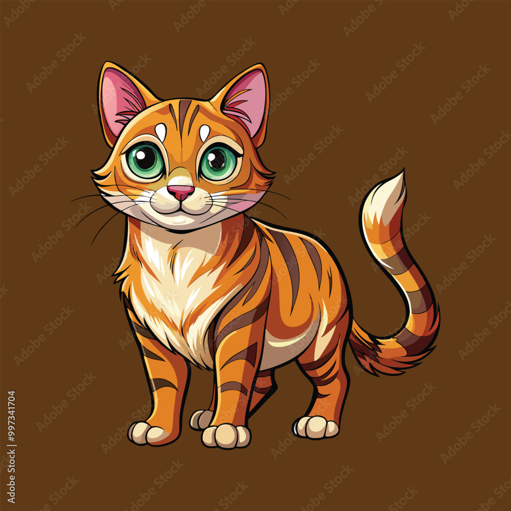 pet cat vector image illustration and artwork pet cat vector image illustration and artwork