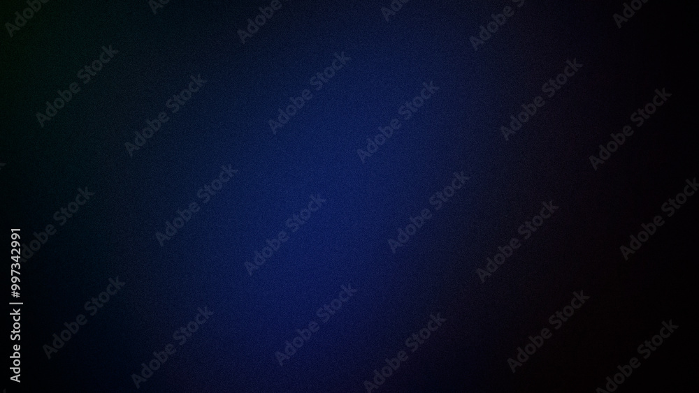Obraz premium A deep abstract gradient blending dark blue and black hues with a grainy texture. Ideal for 4K backgrounds, wallpapers, and banners in sleek, modern designs