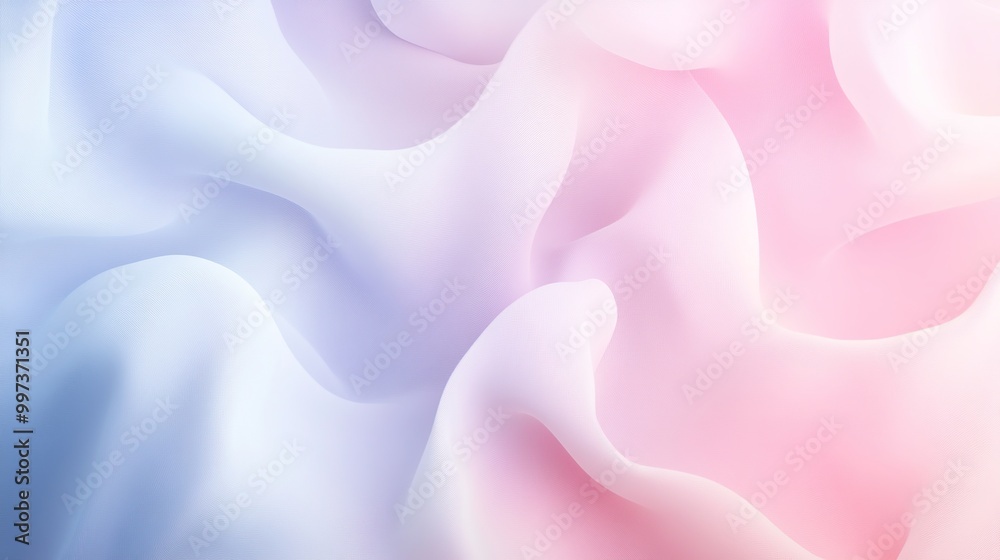Fototapeta premium Soft pastel abstract background with flowing shapes.