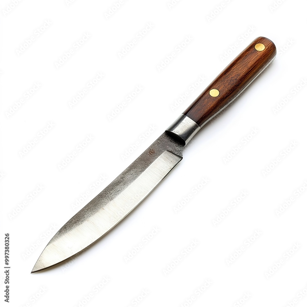Knives, Paring knife isolated on white background Knives, Paring knife isolated on white background
