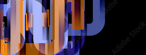 Lines, abstract letter style design background. Geometric vector Illustration For Wallpaper, Banner, Background, Card, Book Illustration, landing page