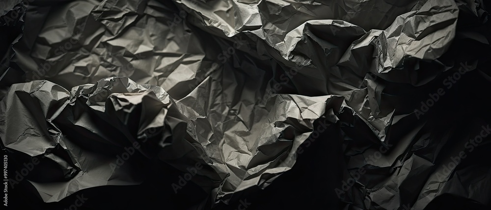 Abstract Crumpled Paper Texture Abstract Crumpled Paper Texture