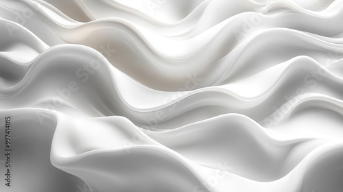 abstract seamless white waves creating a soft glossy texture providing an elegant and subtle background for various design needs