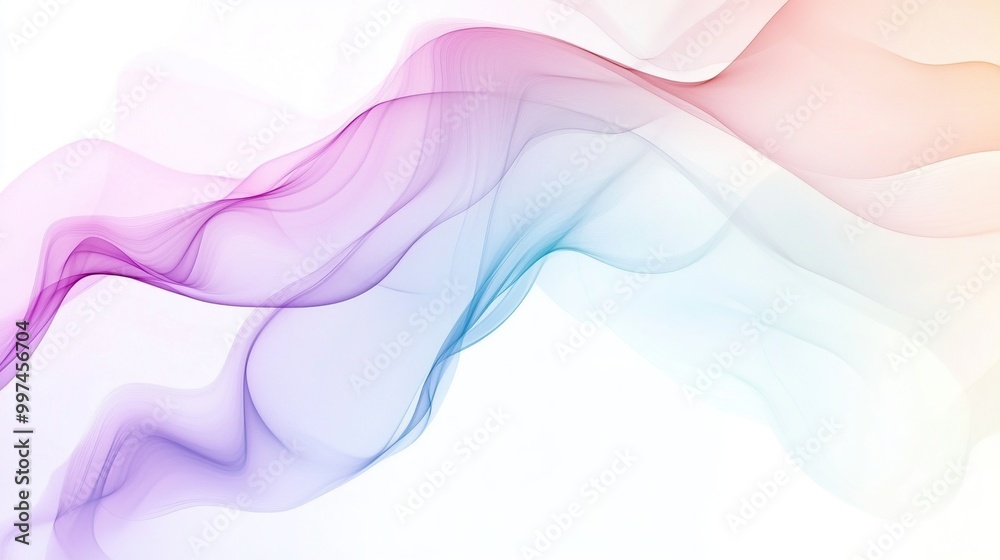 Abstract colorful wave patterns on a light background. Abstract colorful wave patterns on a light background.