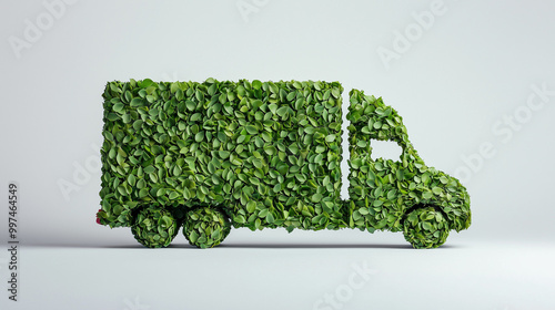 Green Delivery: A truck mad...