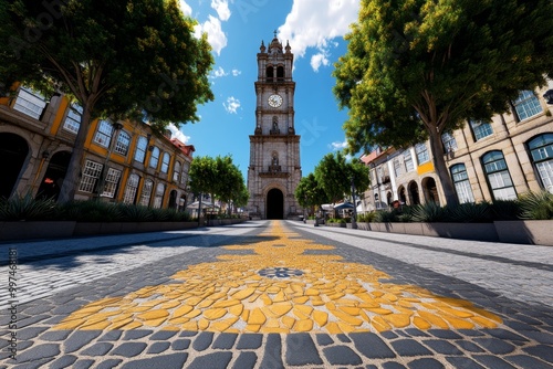 Digital 3D map of Portoâ€™s streets, where users can explore the cityâ€™s landmarks, such as the ClÃ©rigos Tower and SÃ© Cathedral, in a fully immersive, interactive experience photo