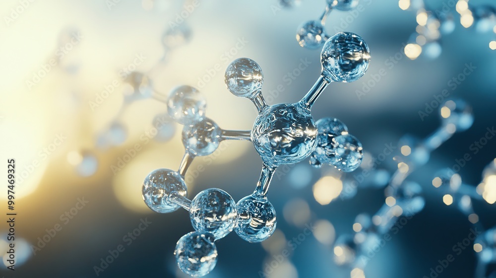 Molecular structure illustration in a scientific context. Molecular structure illustration in a scientific context.