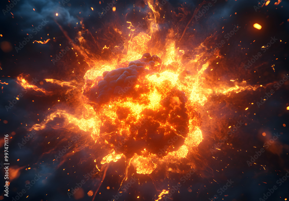 The instant of a nuclear reaction The instant of a nuclear reaction