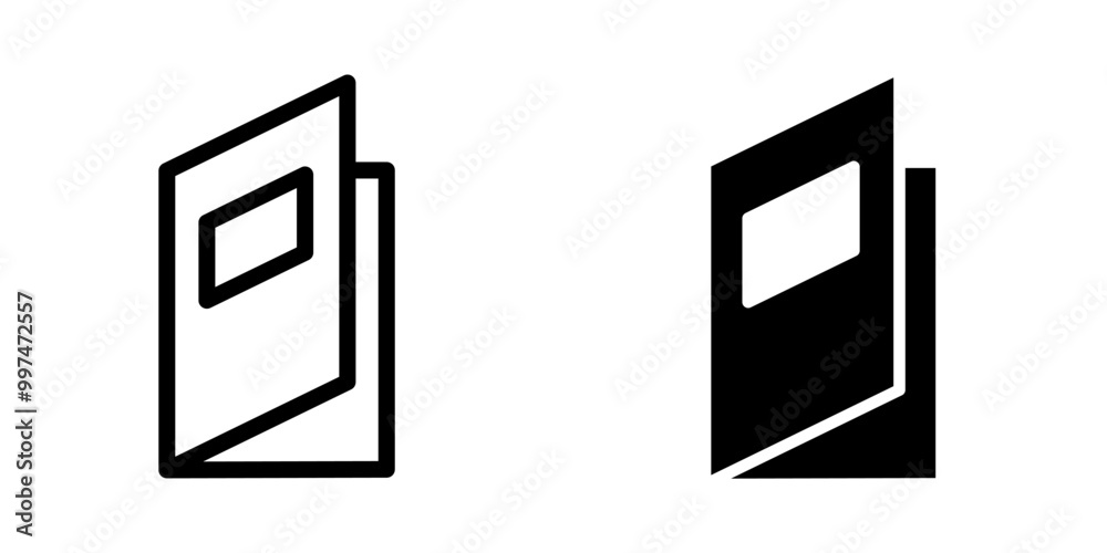 Illustration Vector graphic of book icon template Illustration Vector graphic of book icon template