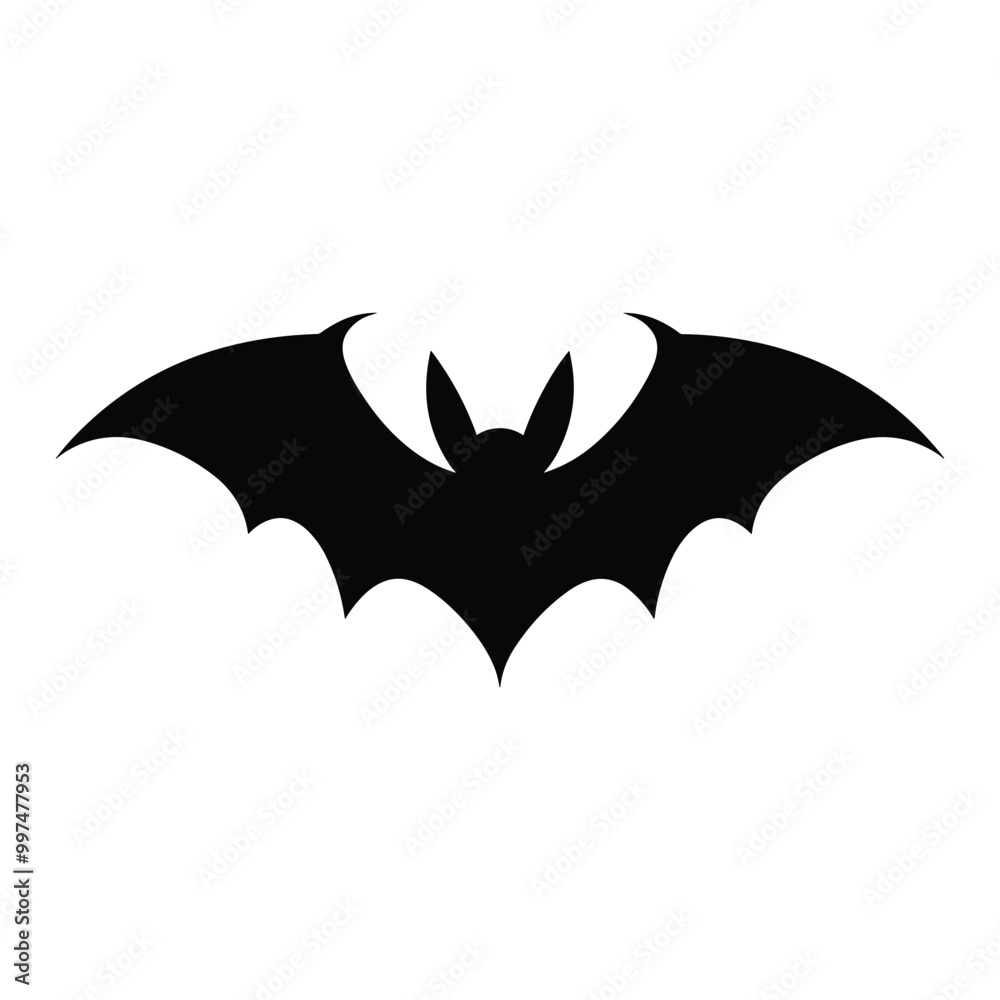 Bat silhouette vector Bat silhouette vector