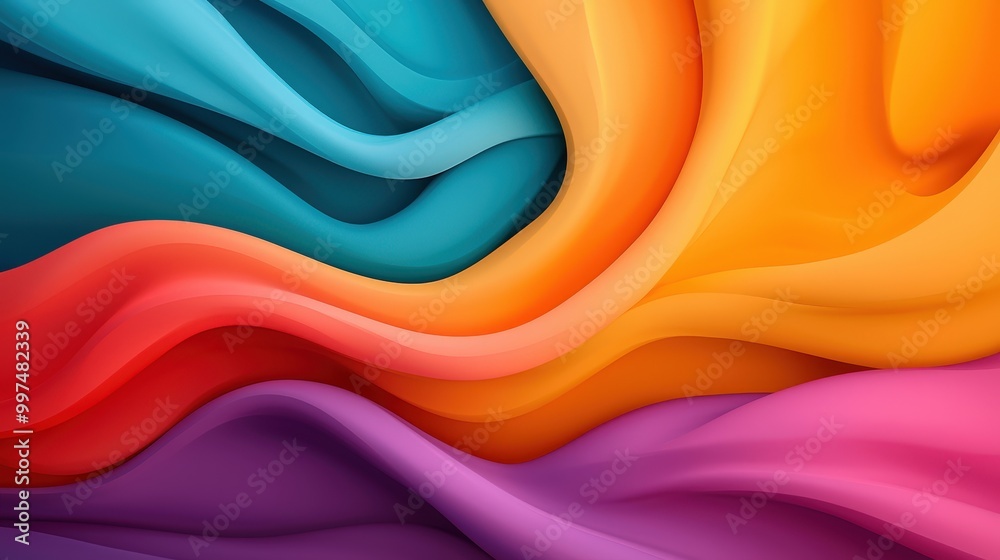 Abstract Colorful Swirling Background Dynamic Fluid Design Abstract Colorful Swirling Background Dynamic Fluid Design