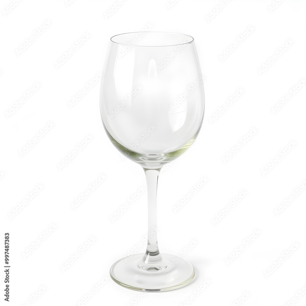 Empty wine glass isolated on white background. Empty wine glass isolated on white background.